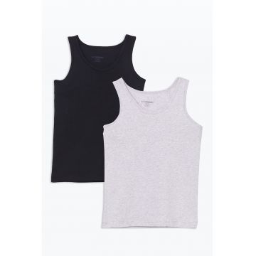 Set de top-uri cu model uni - 2 piese