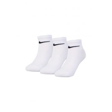 Sosete barbatesti  basic no show - alb - set 3 bucati