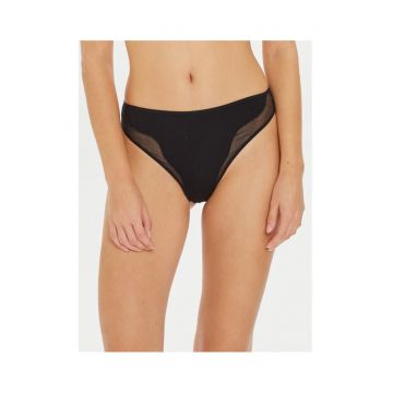 Chiloti dama -  304553653 - Viscoza/Poliester - Negru - Negru