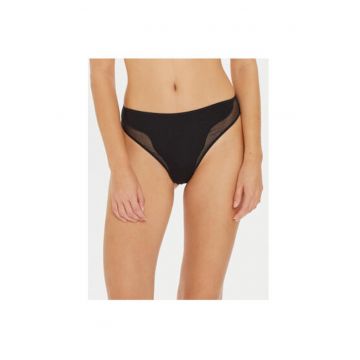 Chiloti dama -  304553653 - Viscoza/Poliester - Negru