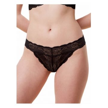 Lenjerie intima dama -  Dantela - Negru -