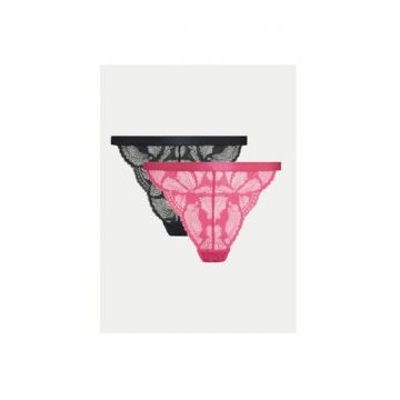 Set 2 chiloti dama -  304344626 - Poliamida/Poliester - Negru
