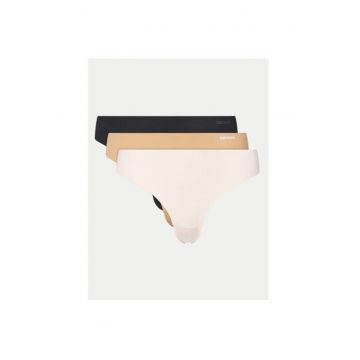 Set 3 chiloti dama -  303221096 - Nylon/Elastan - Alb