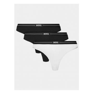 Set 3 chiloti dama -  303659684 - Bumbac - Alb