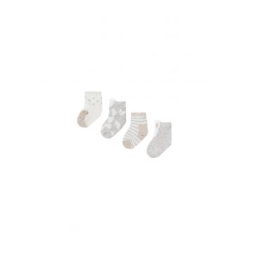 Set 4 perechi sosete lungi copii -  30403Textil - Textil - Bej - One Size INTL