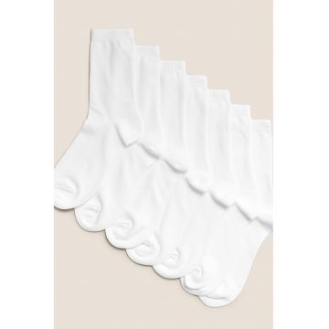Set de sosete lungi din amestec de bumbac - 7 perechi