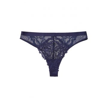 Chiloti dama brazilian Lynn -  Dantela - Bleumarin
