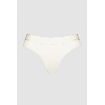 Chiloti tanga cu buline si insertii de plasa