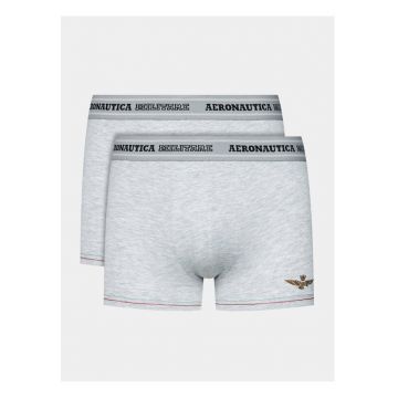 Set 2 boxeri barbati -  303569365 - Bumbac - Gri
