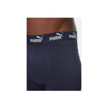 Set 2 boxeri barbati  938753 - Bumbac/Elastan - Bleumarin/Albastru