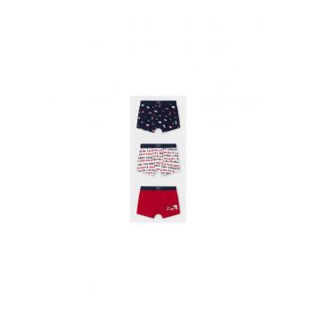 Set 3 boxeri baieti -  304318177 - Bumbac/Poliester - Multicolor