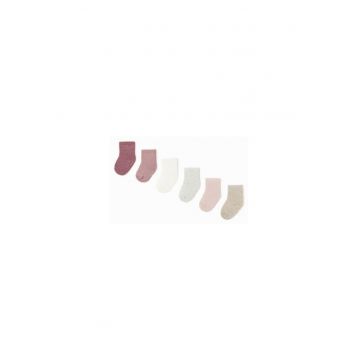 Set 6 perechi de sosete baieti -  304315442 - Bumbac/Poliamida - Multicolor