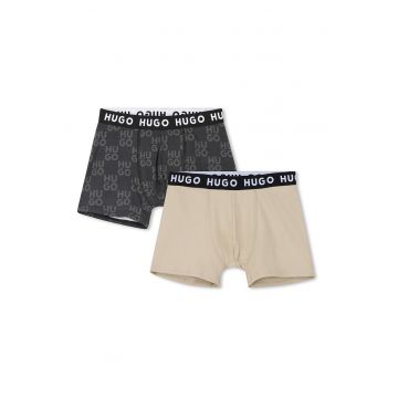 Set de boxeri cu logo - 2 piese