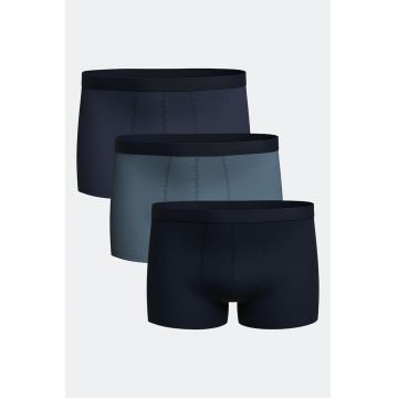 Set de boxeri cu model uni - 3 perechi
