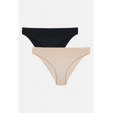 Set de chiloti brazilieni fara cusaturi - 2 perechi