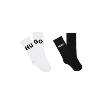 Set de sosete lungi cu logo - 2 perechi
