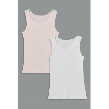 Set de top-uri cu model uni - 2 piese