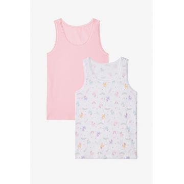 Set de top-uri din bumbac - 2 piese