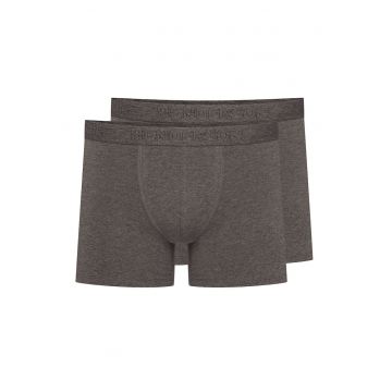 Boxeri (crac mai lung) Move  set de 2 perechi Gri