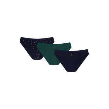 Chiloti dama set de 3 bucati  bumbac si elastan