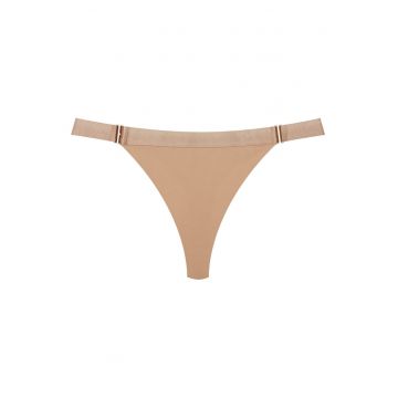 Chiloti dama - tanga - maro deschis Bianco