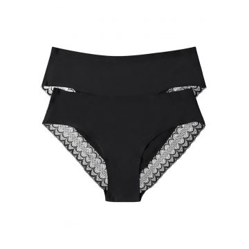 Chiloti de tip Figi Parisa  set de 2 perechi negri