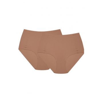 Chiloti figi dama - set de 2 perechi bej - Peria