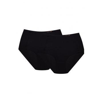 Chiloti figi dama - set de 2 perechi negru - Peria