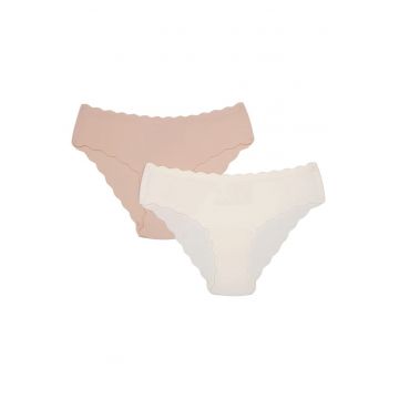 Chiloti figi Peony set de 2  Bej - bronz