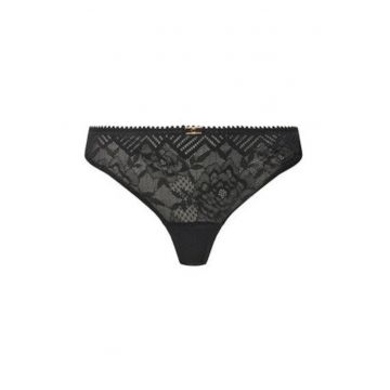 Chiloti sexy C13XG0-011 -  Negru - Poliamida/Elastan