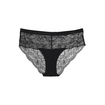 Lenjerie intima pentru dama Fabbie  Dantela/Bumbac - Negru