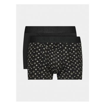 Set 2 boxeri barbati -  302979394 - Bumbac - Negru