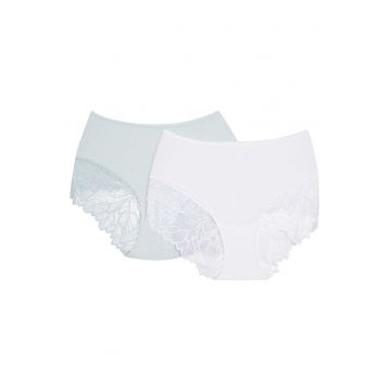 Set de 2 Chiloti Pinky  Crem - Verde menta