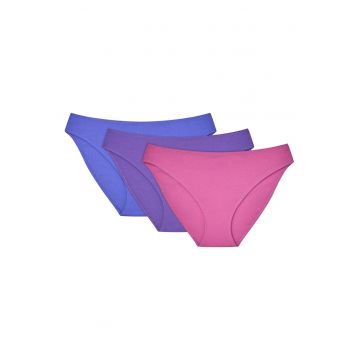 Set de 3 Chiloti tipul figi Lanet  Multicolor