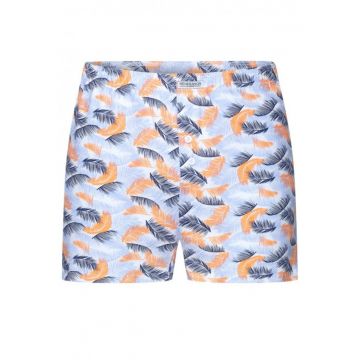 Boxeri barbati  Classic 1442-1449 K317 - Albastru/portocaliu Boxeri barbati  Classic 1442-1449 K317 - Albastru/portocaliu