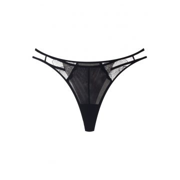 Chiloti dama de tip tanga Negru Bluey Chiloti dama de tip tanga Negru Bluey