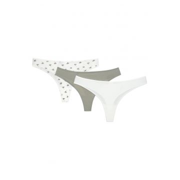 Chiloti dama tanga - set de 3 perechi mix de Mia-Mia Chiloti dama tanga - set de 3 perechi mix de Mia-Mia