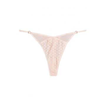 Chiloti tanga dama Ohara -  Dantela - Bej Chiloti tanga dama Ohara -  Dantela - Bej