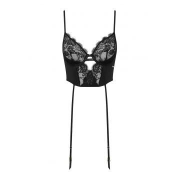 Corset Sexy - Dama Negru Weka  Sensual Corset Sexy - Dama Negru Weka  Sensual