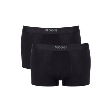 Set 2 boxeri barbati  10222379 - Bumbac/Elastan - Negru