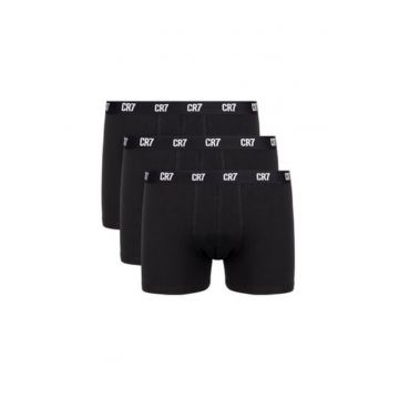 Set 3 boxeri barbati Cristiano Ronaldo Cr7 - 300 8100 49 - Bumbac/Elastan - M INTL - Negru