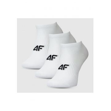 Set 3 perechi sosete Sport pentru Baieti  No-Show - Alb - 70% Bumbac - Confort si Durabilitate - Marimi Set 3 perechi sosete Sport pentru Baieti  No-Show - Alb - 70% Bumbac - Confort si Durabilitate - Marimi