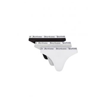 Set de 3 perechi de tanga dama  JCLTH224571 - Sintetic - S INTL - Multicolor Set de 3 perechi de tanga dama  JCLTH224571 - Sintetic - S INTL - Multicolor