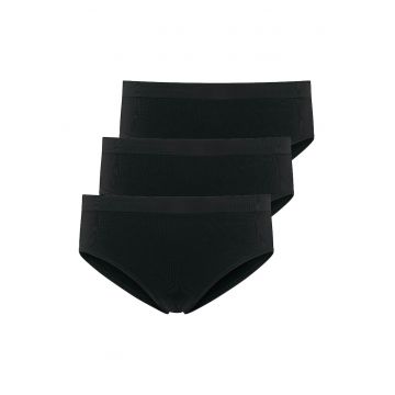 Set de chiloti cu model uni - 3 perechi