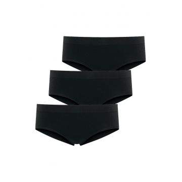 Set de chiloti hipster cu talie joasa - 3 perechi