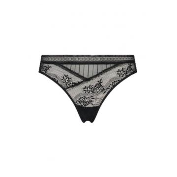 Slip sext Brazilian dama -  poliamida/elastan - negru -