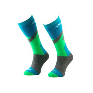 Sosete de ski pentru copii -  Multicolor - Elastan/Acril/Poliamida - 31-34EU Sosete de ski pentru copii -  Multicolor - Elastan/Acril/Poliamida - 31-34EU