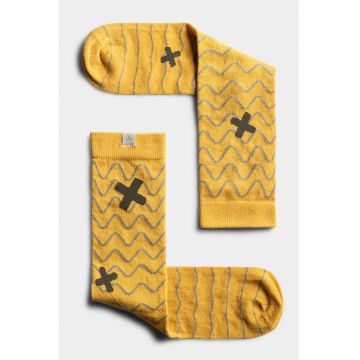 Sosete unisex din amestec de bumbac cu model