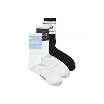 Ciorapi JACK &JONES Jerry Tennis 3 Perechi 40179