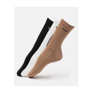 Set de sosete lungi cu logo - 3 perechi